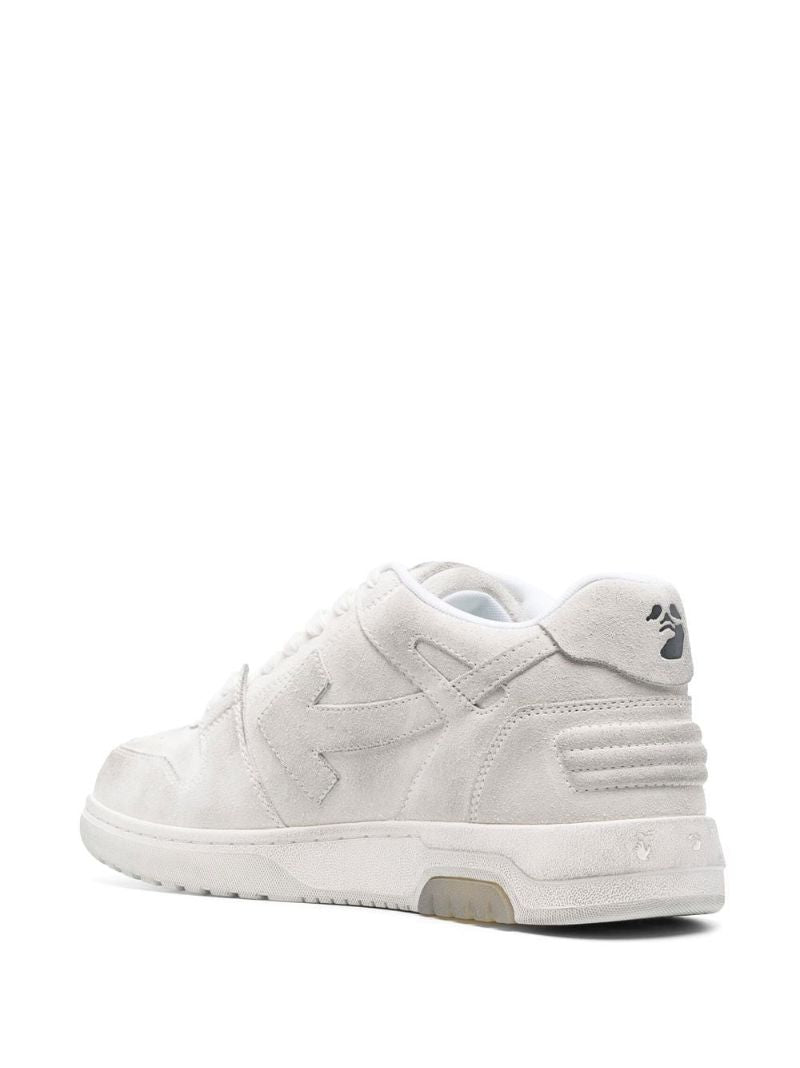 White Out of Office Suede Sneakers