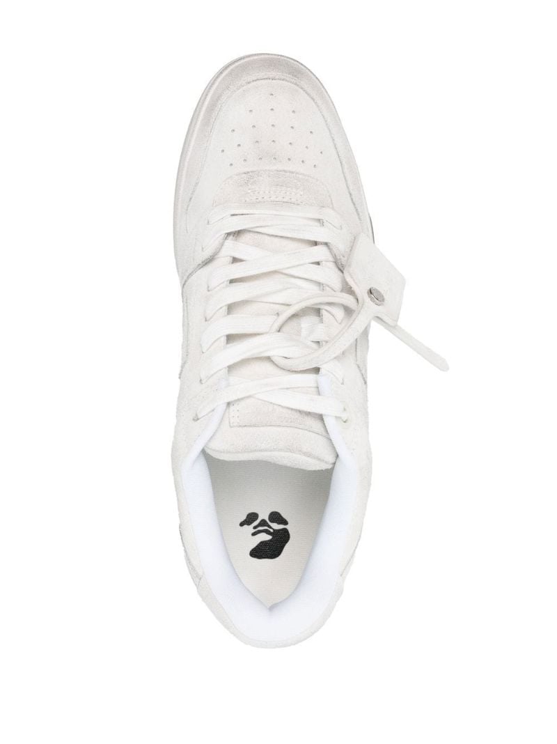 White Out of Office Suede Sneakers