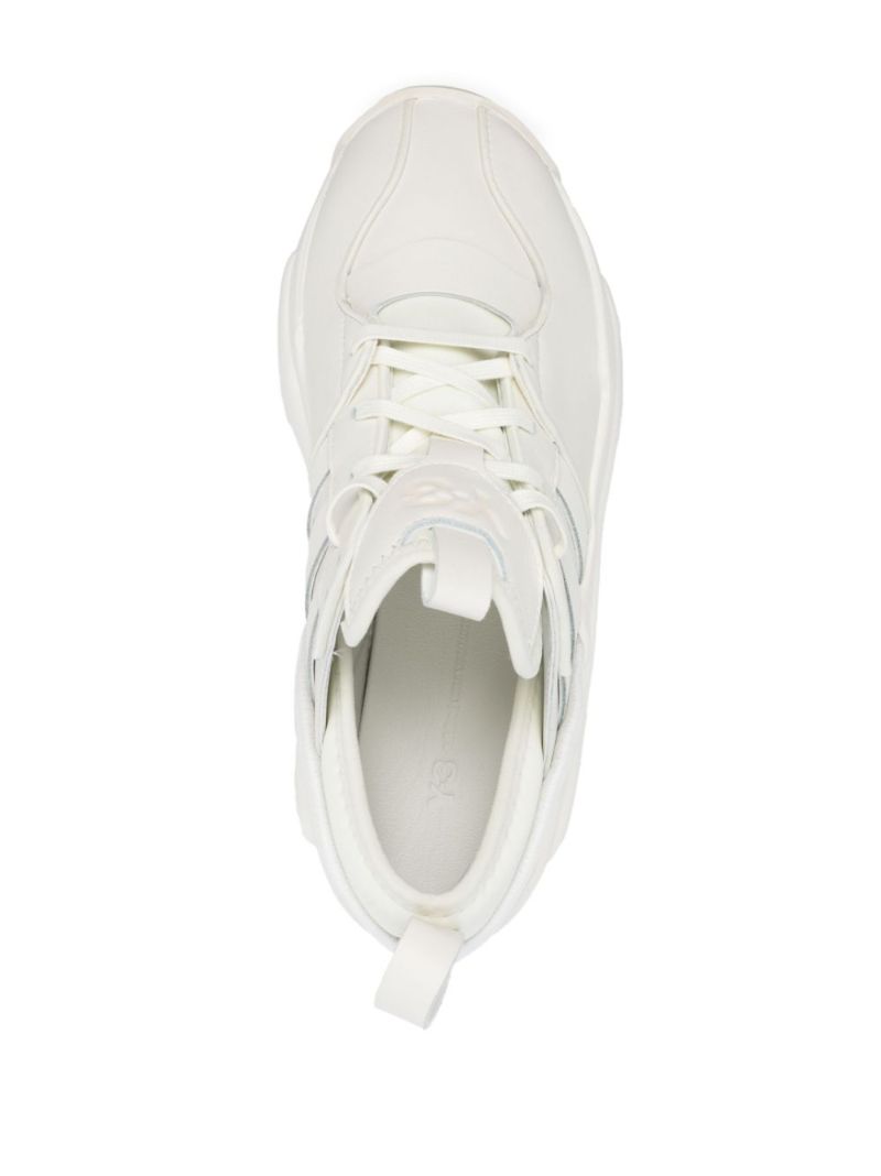 Neutral Rivalry Leather Sneakers