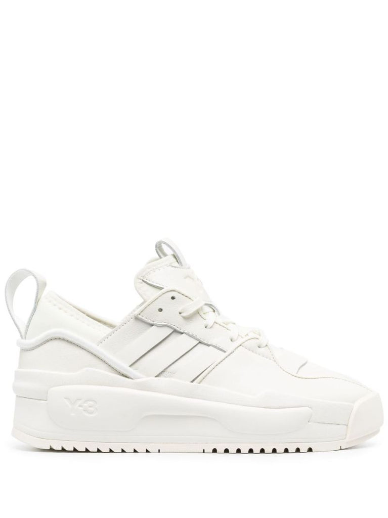 Neutral Rivalry Leather Sneakers
