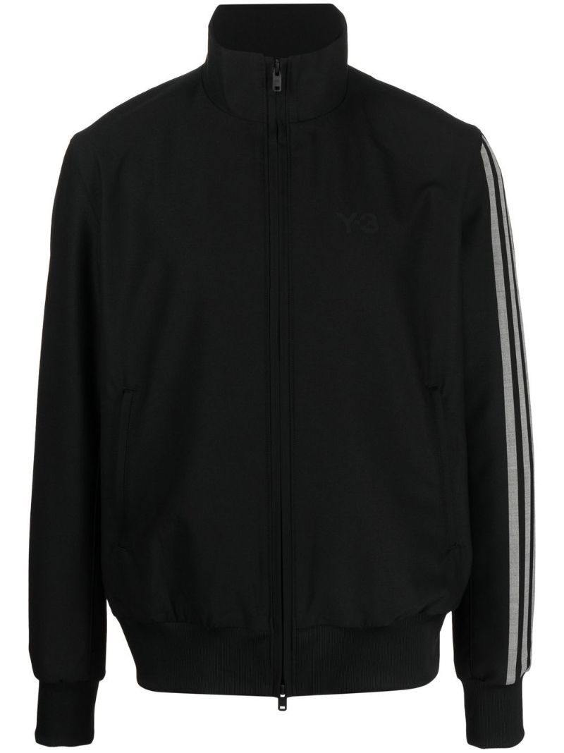 Black 3-stripes Refined Wool Jacket