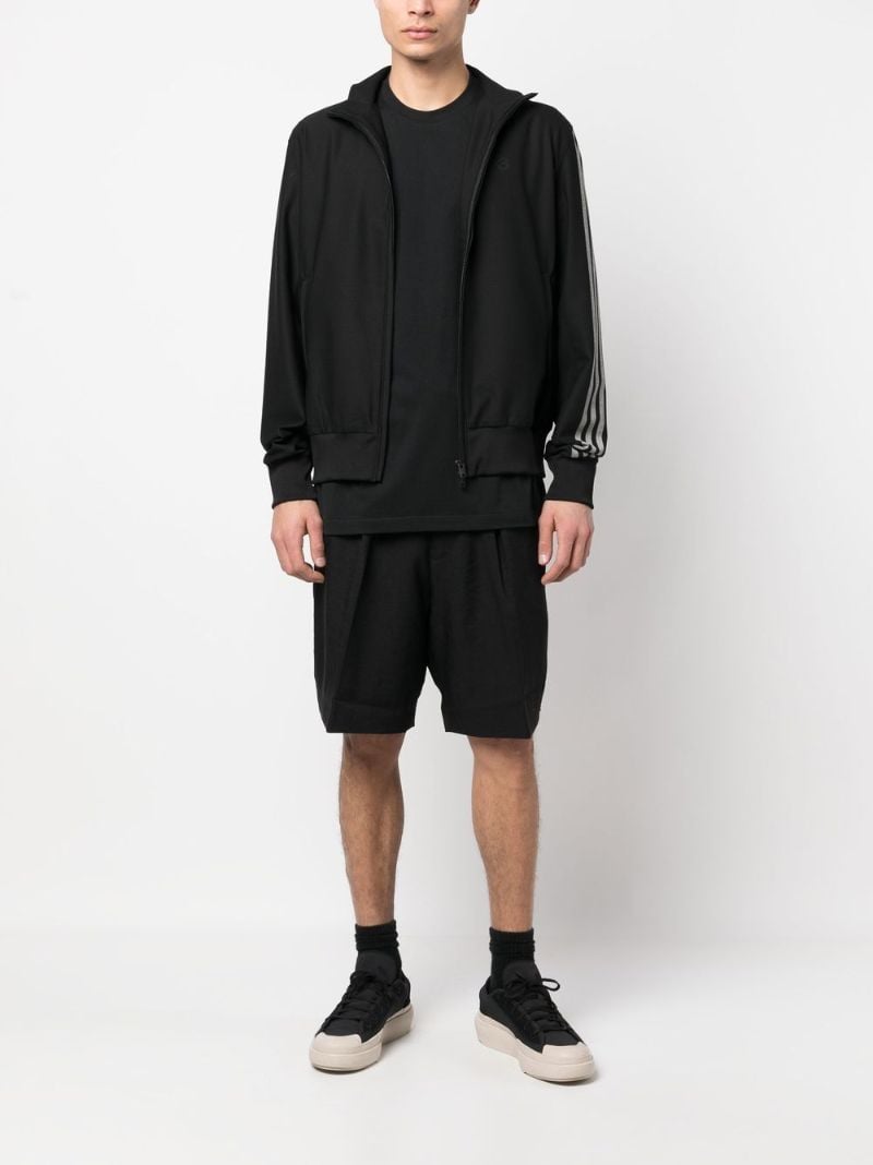 Black 3-stripes Refined Wool Jacket