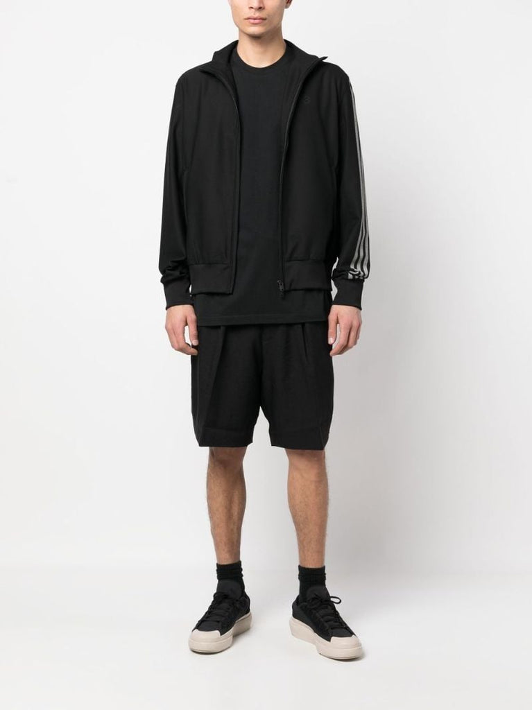 Black 3-stripes Refined Wool Jacket