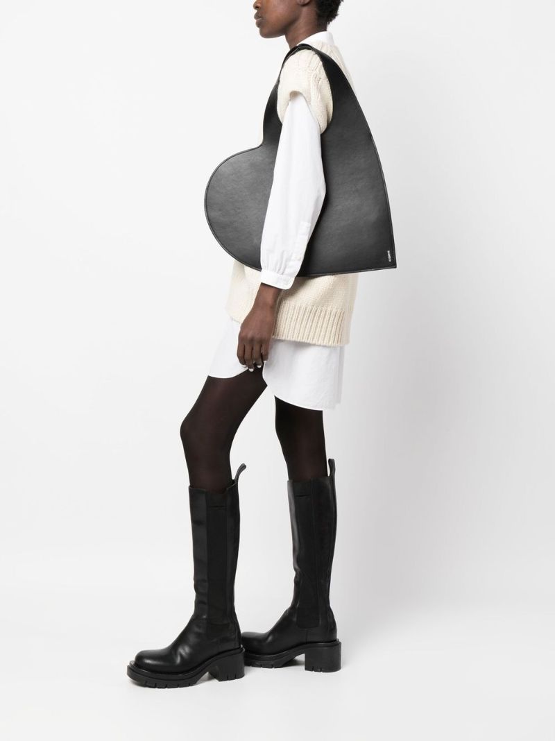 Black Heart Tote Bag