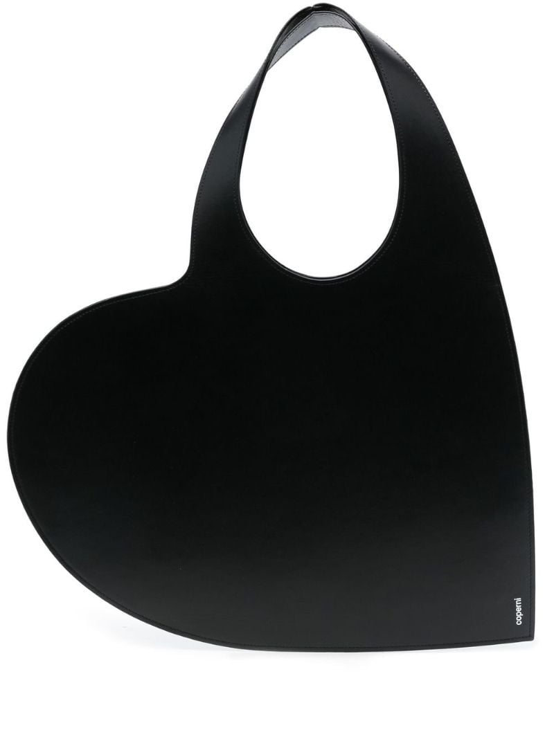 Black Heart Tote Bag