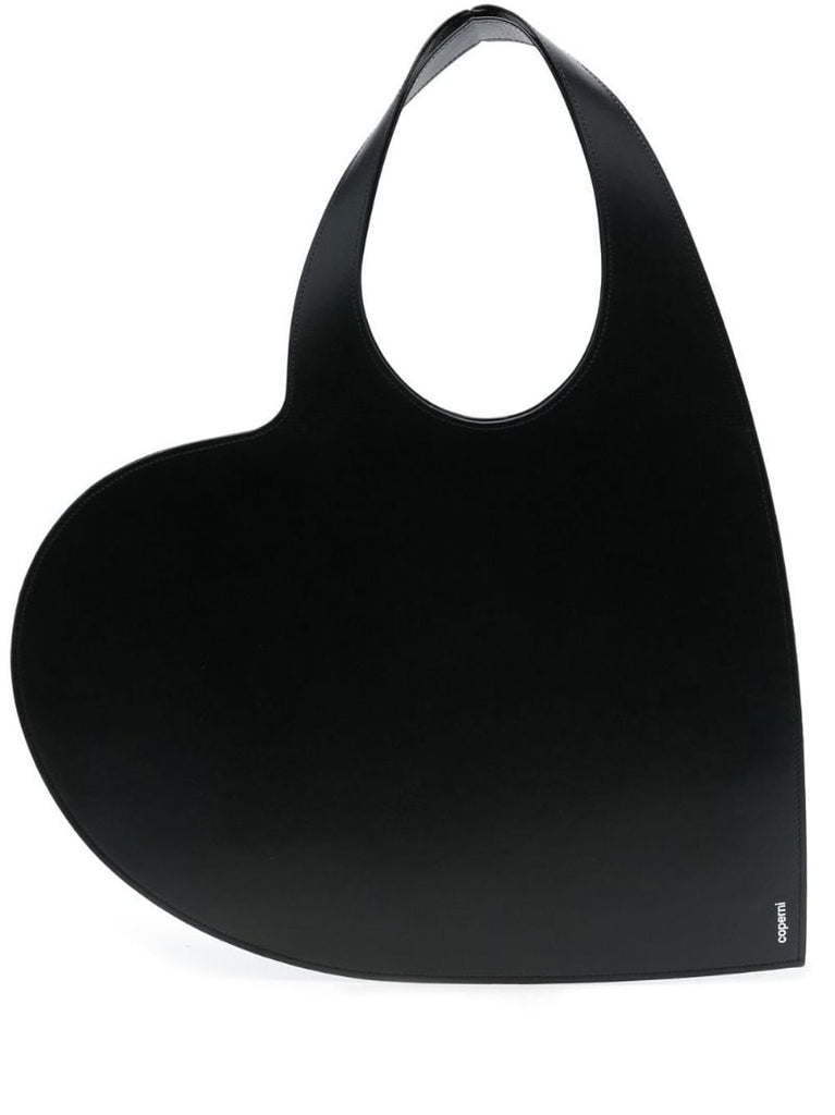 Black Heart Tote Bag