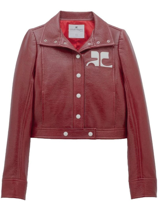 Red Iconic Vinyl Jacket