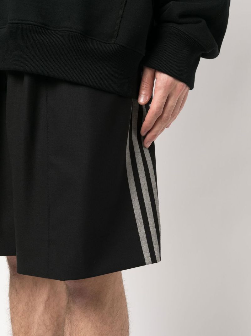 Black 3-stripes Refined Track Shorts