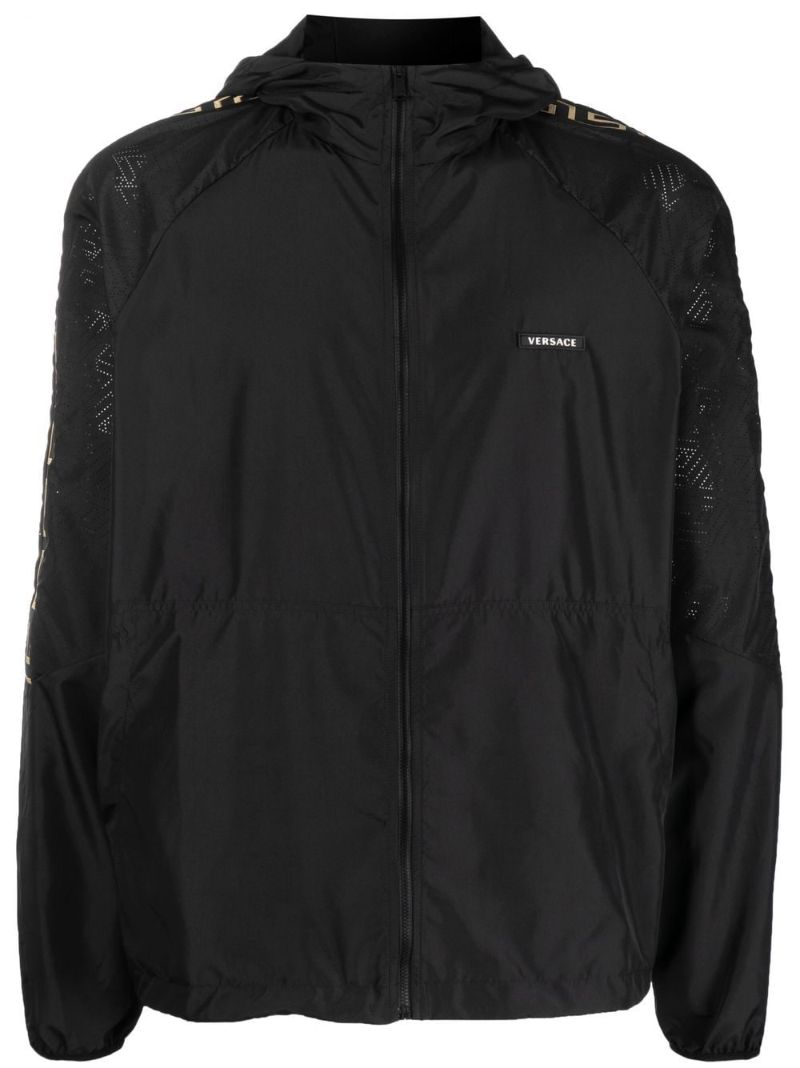 Black La Greca Lightweight Jacket