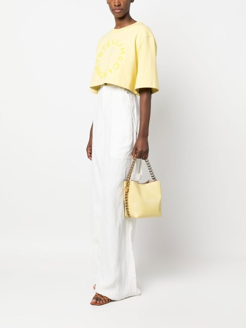 Yellow Frayme Bucket Bag