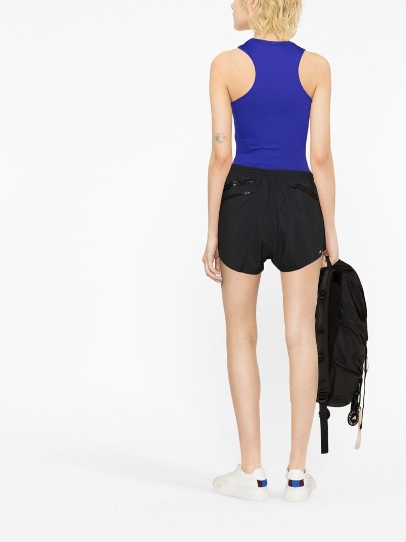 Black Truepace Drawstring Running Shorts