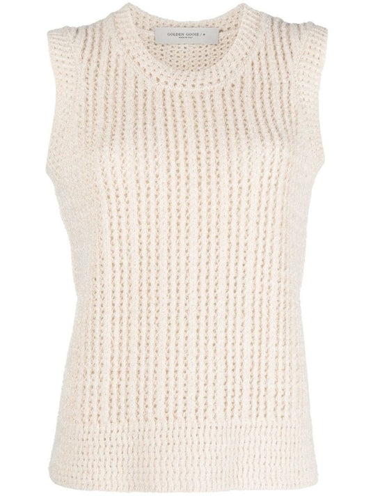 Neutral Chunky Knit Vest