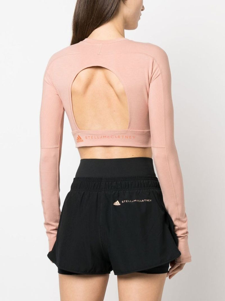 Neutral Truestrength Logo Crop Top