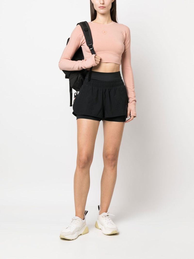 Neutral Truestrength Logo Crop Top