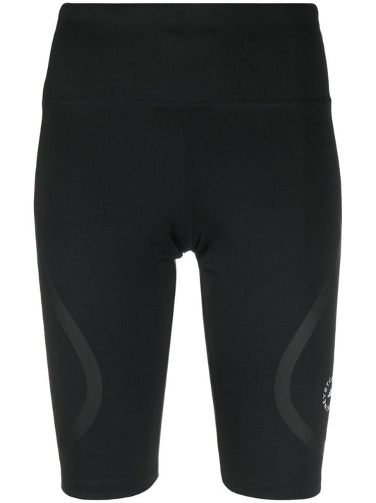 Black Truepace Logo Cycling Shorts