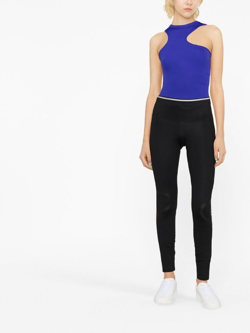 Black Truepace Logo Leggings