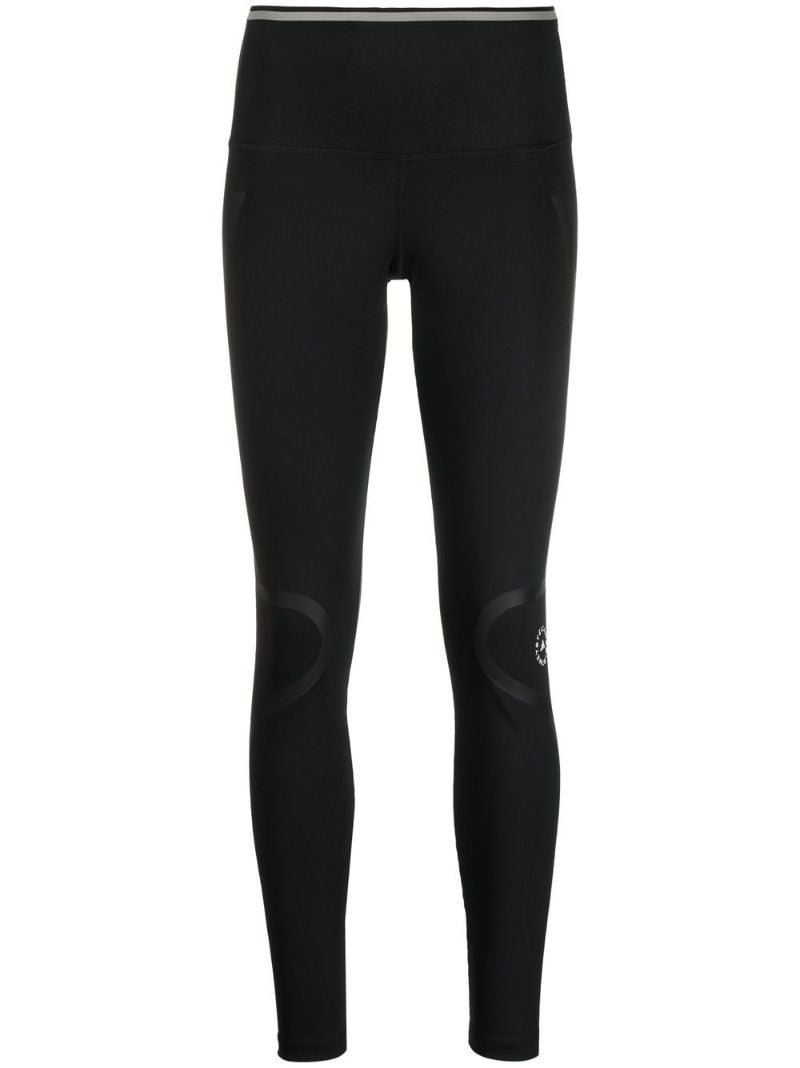 Black Truepace Logo Leggings