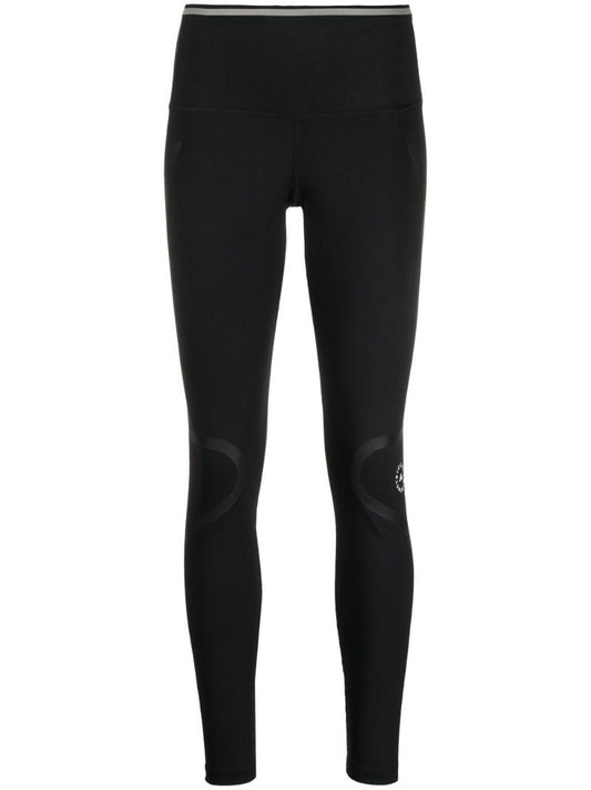 Black Truepace Logo Leggings