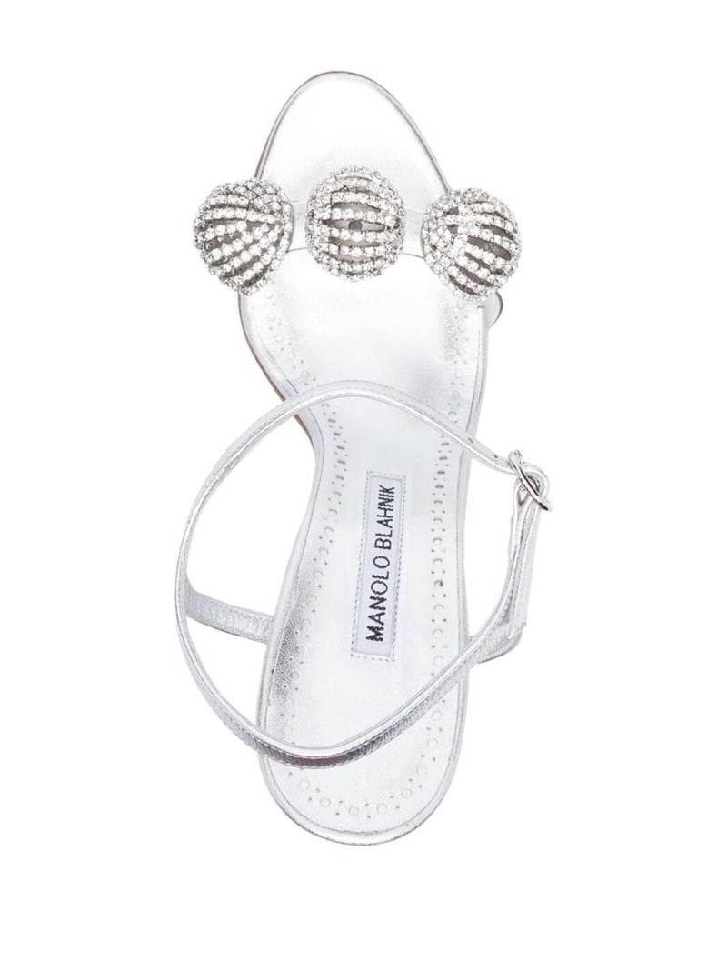 Silver Elhob 105 Sandals
