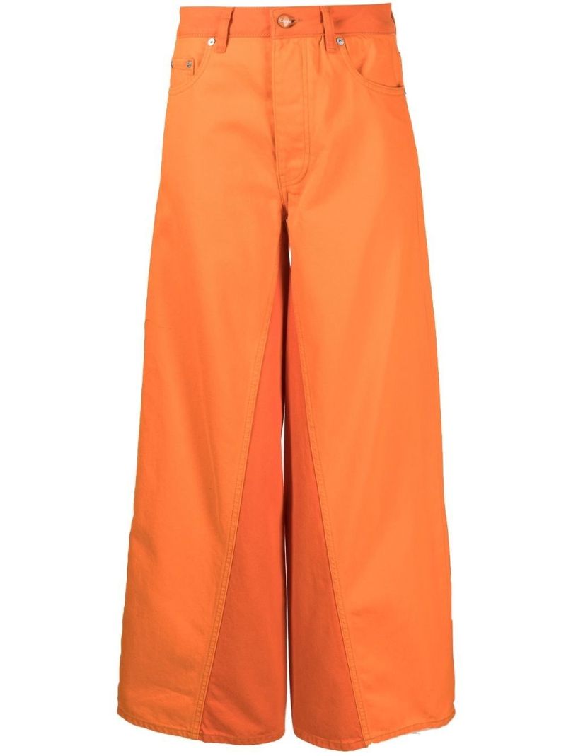 Orange Jozey Wide-leg Jeans