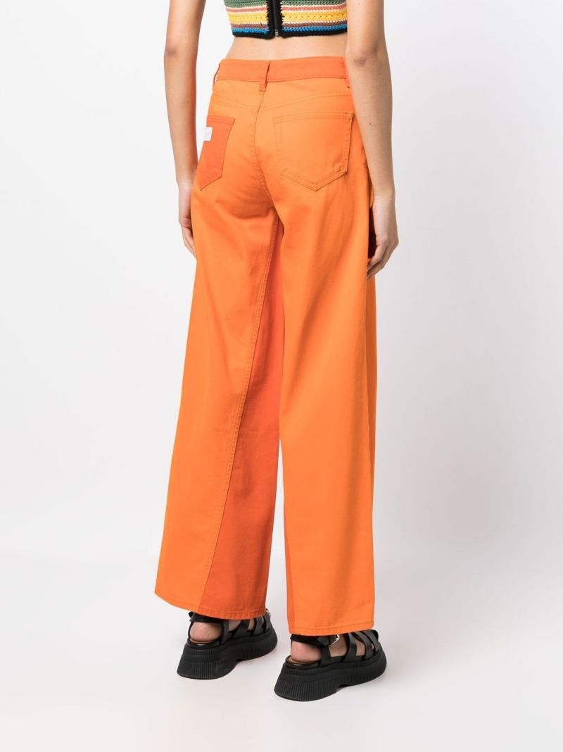 Orange Jozey Wide-leg Jeans