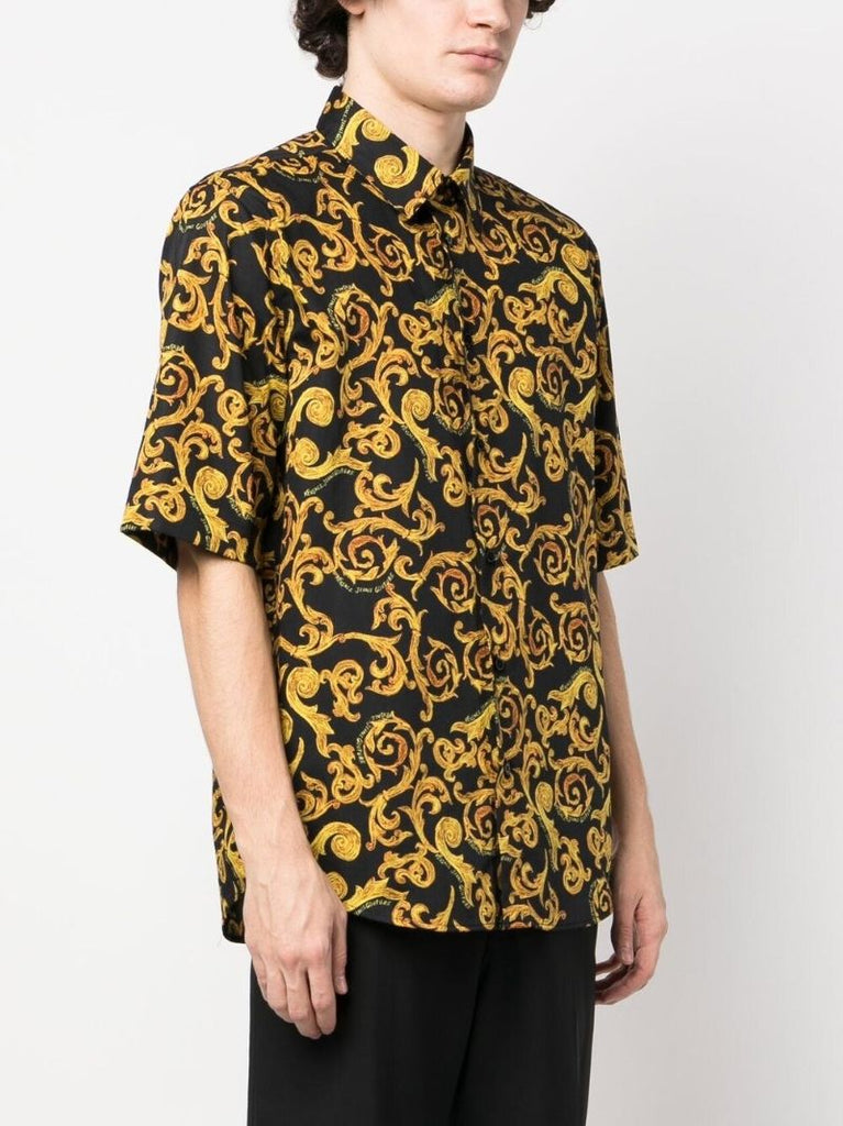 Black Sketch Couture Print Shirt