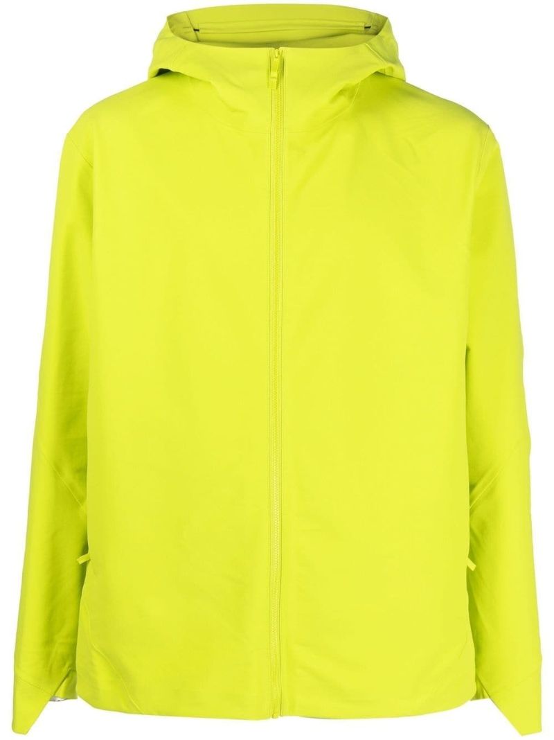 Green Hooded Bomber Jacket