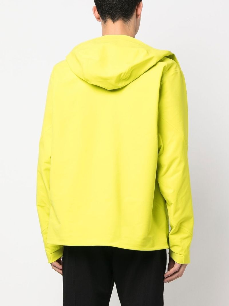 Green Hooded Bomber Jacket