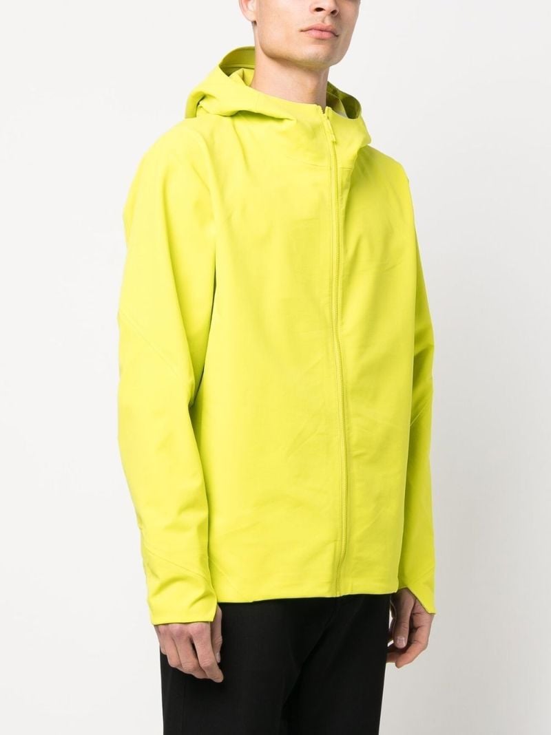 Green Hooded Bomber Jacket