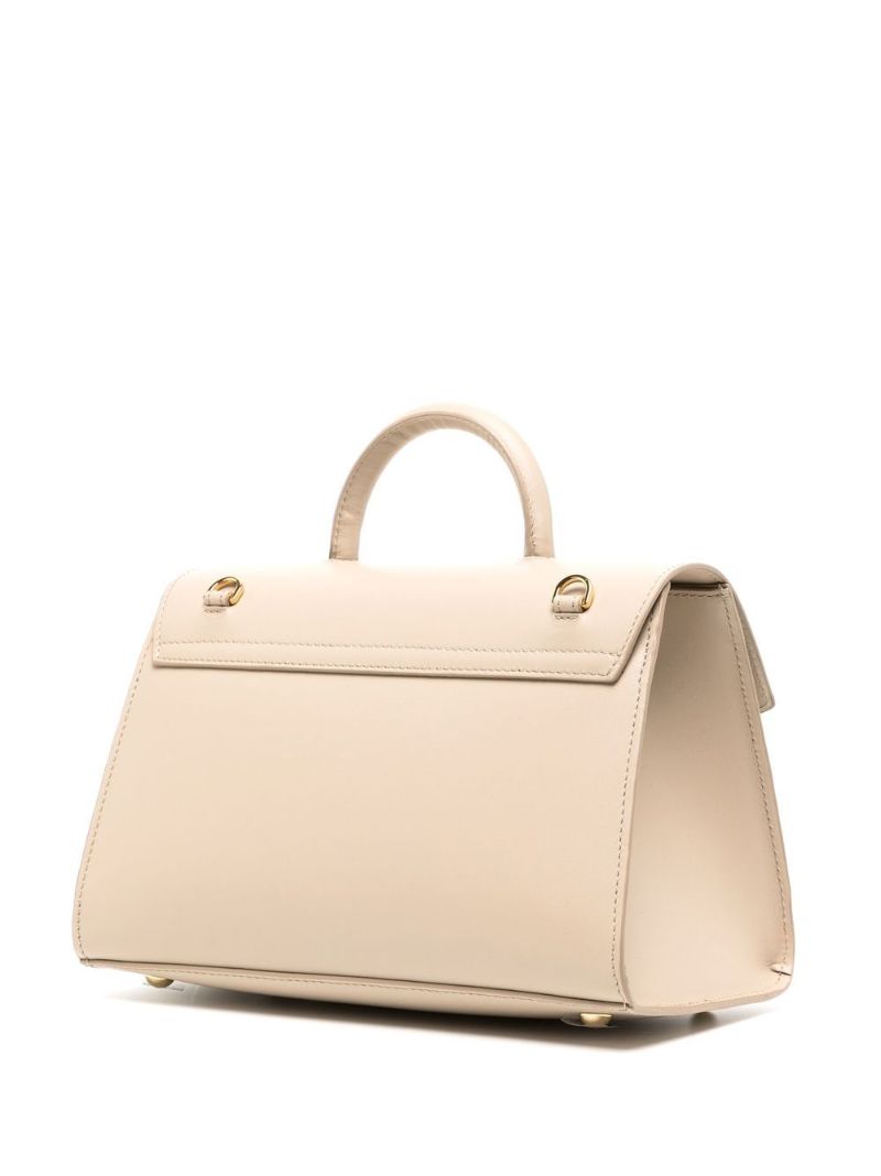 Neutral Montreal Medium Leather Tote Bag