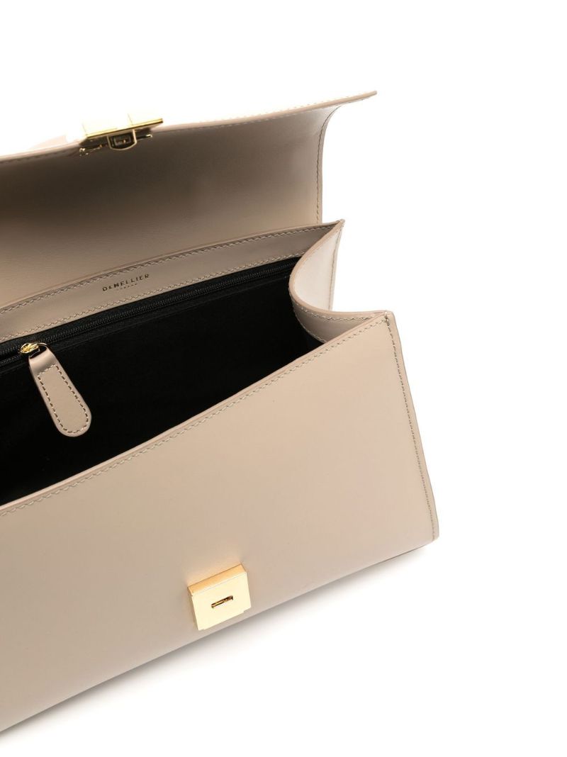 Neutral Montreal Medium Leather Tote Bag