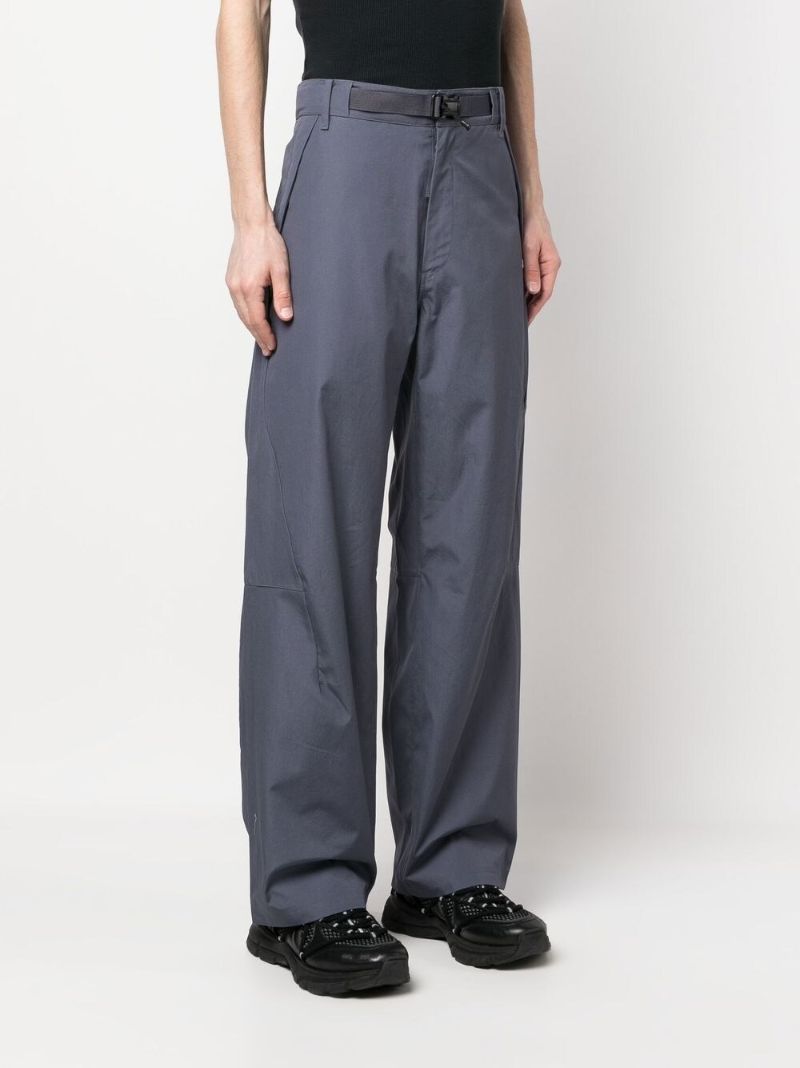 Blue Metropolis Series Hyst Belted Trousers