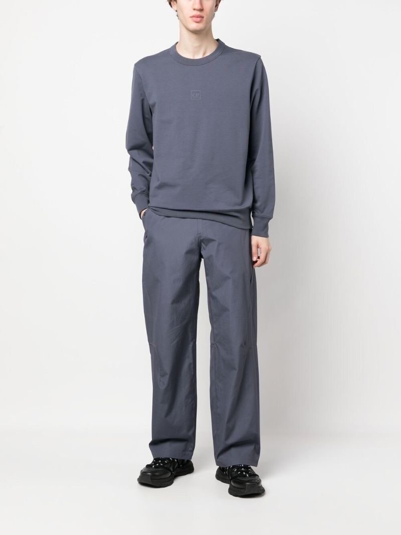 Blue Metropolis Series Hyst Belted Trousers