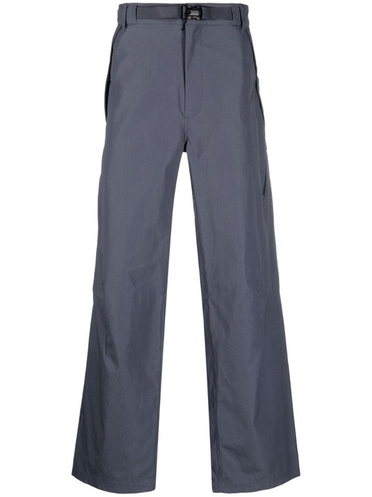 Blue Metropolis Series Hyst Belted Trousers