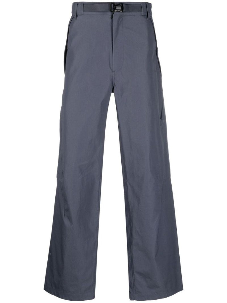 Blue Metropolis Series Hyst Belted Trousers