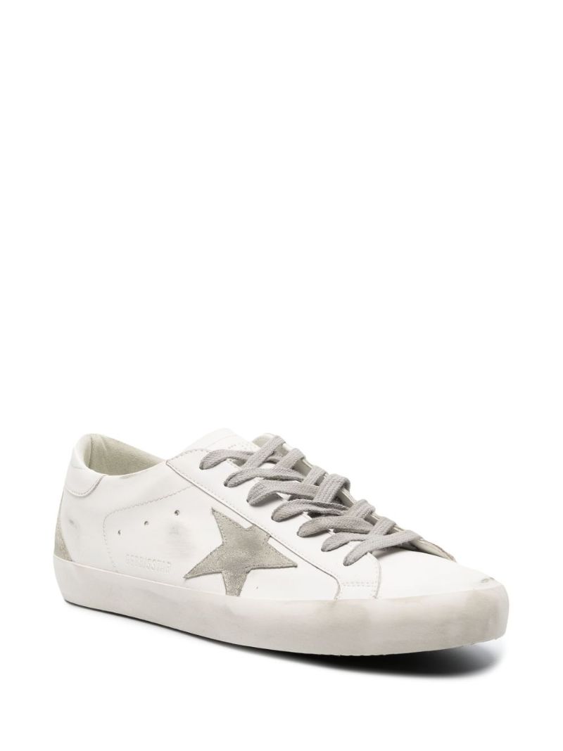 White Super-star Leather Sneakers