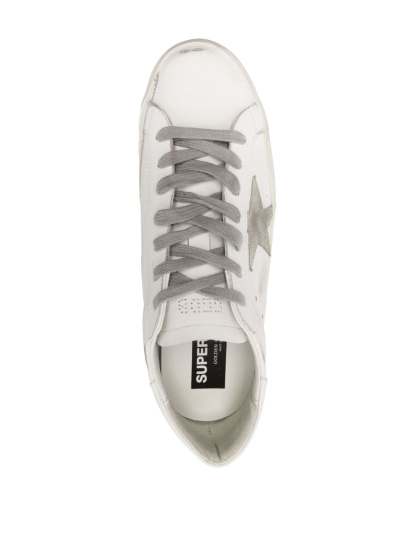 White Super-star Leather Sneakers