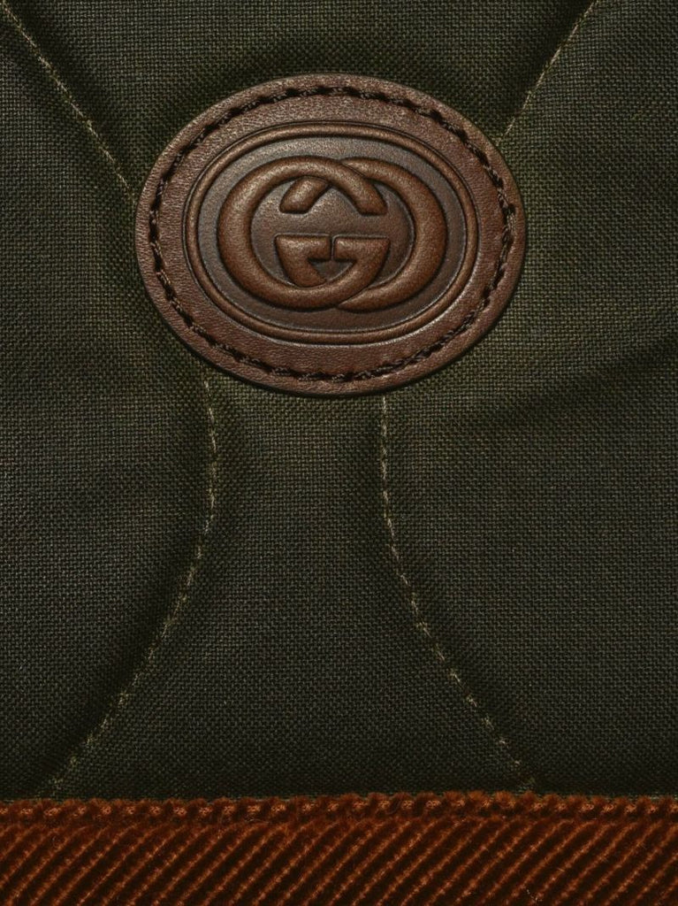 Green Quilted Cotton Jacket