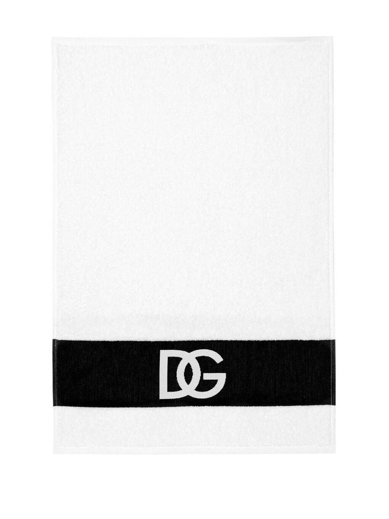 White Dg Logo Towel Set