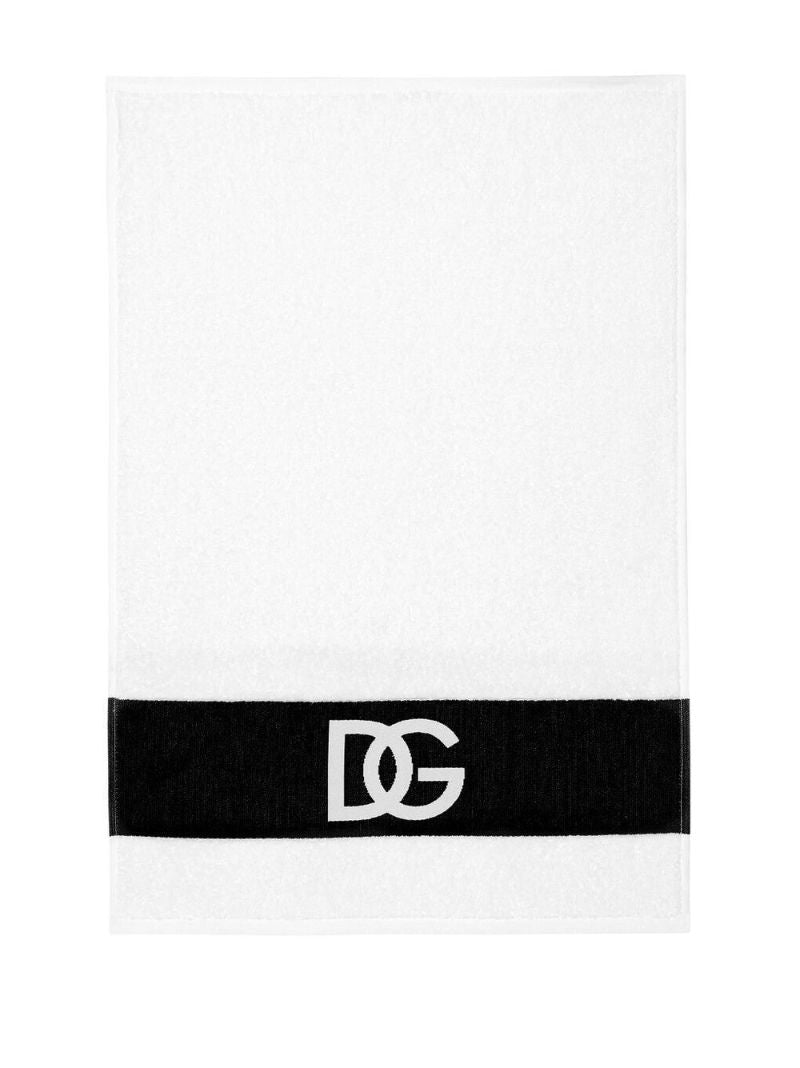 White Dg Logo Towel Set
