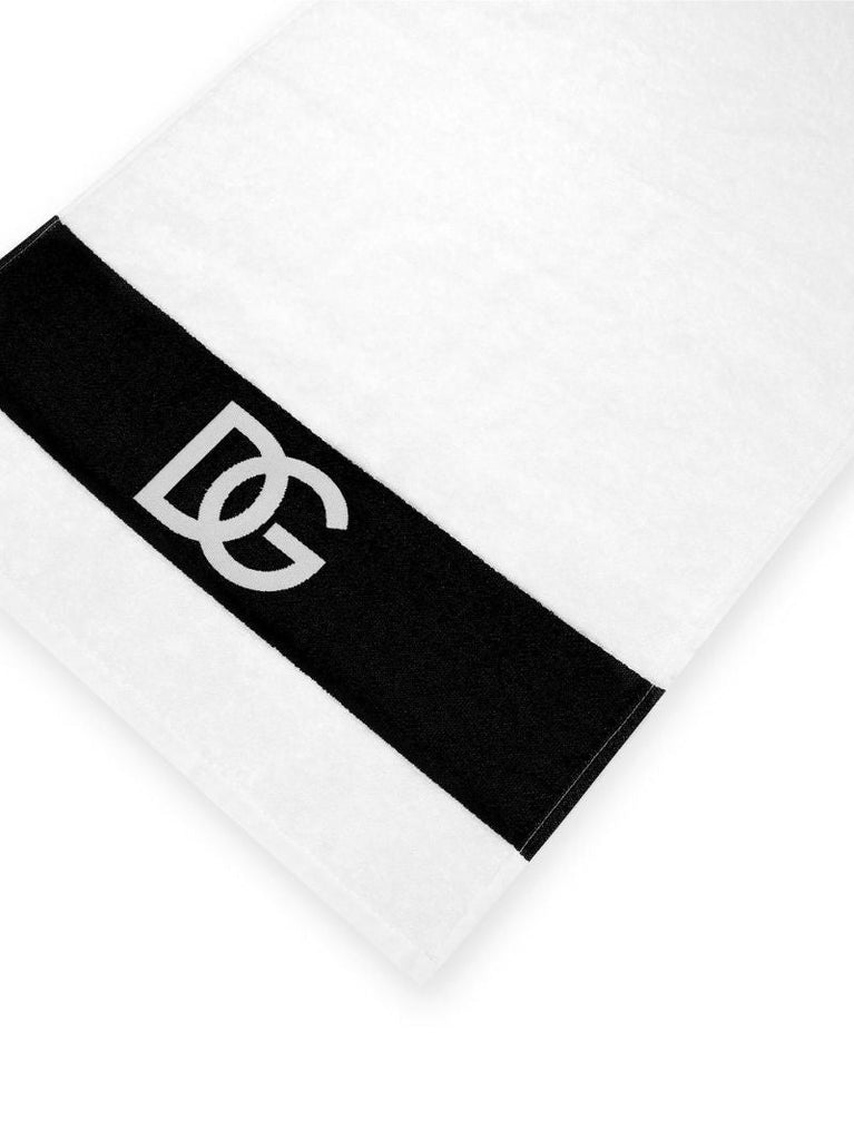 White Dg Logo Towel Set
