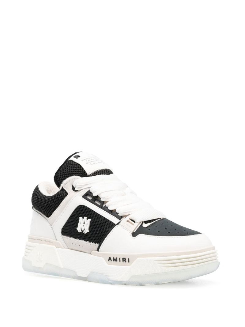 White and Black Ma-1 Sneakers