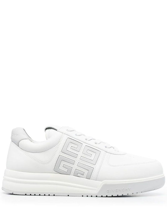 White G4 Low Top Sneakers