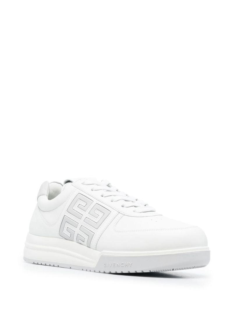 White G4 Low Top Sneakers