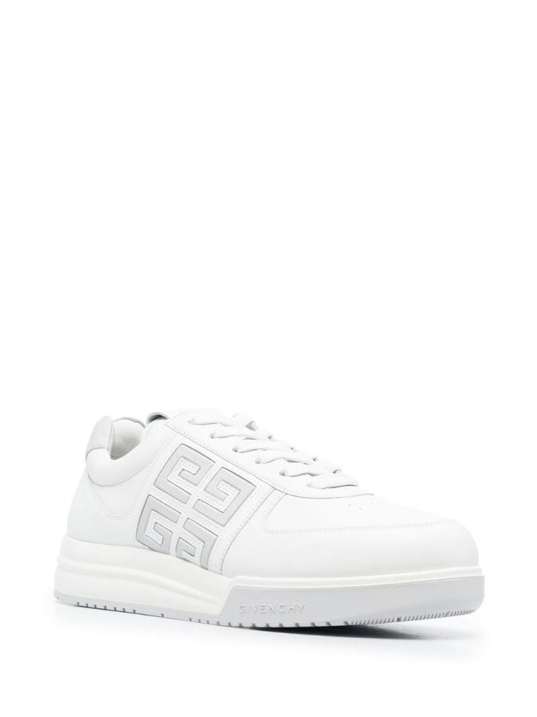White G4 Low Top Sneakers