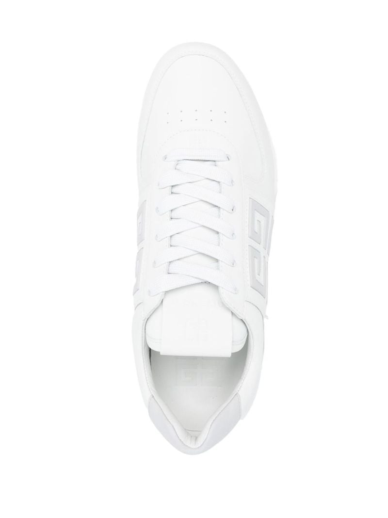 White G4 Low Top Sneakers
