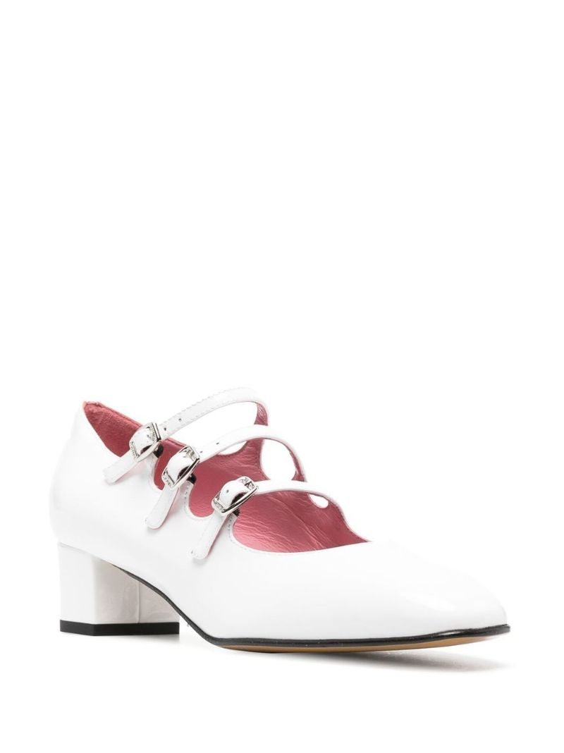White Kina Mary-jane Shoes
