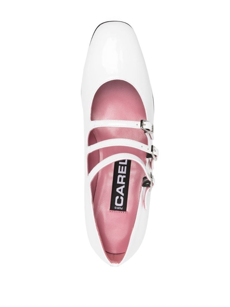 White Kina Mary-jane Shoes