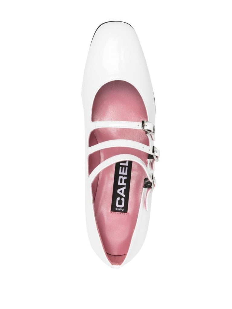 White Kina Mary-jane Shoes