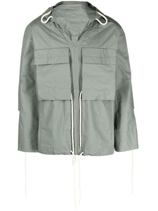 Green Hooded Jacket